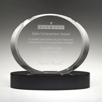 6 3/4" Crystal Award - Eternity