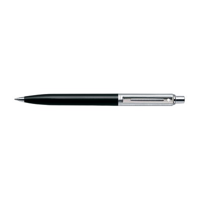 Sheaffer Sentinel Brushed Chrome Cap Ball Point Black Barrel