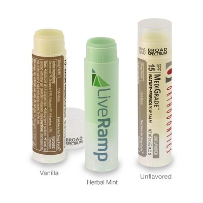 Clear Stick MediGrade Lip Balm, Petroleum-Free, SPF 15
