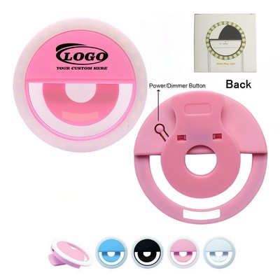 Rechargeable Clip-on Phone Selfie Ring Lights